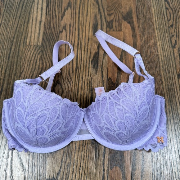 Savage Not Sorry Lightly Lined Lace Balconette Bra size 34DD - Picture 1 of 8